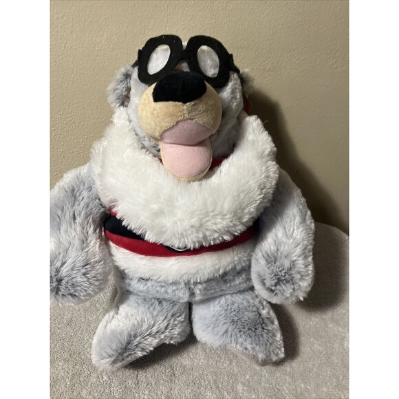 NWT Harley Davidson Plush Christmas Grey Santa Bear 14" EUC - Picture 3 of 6